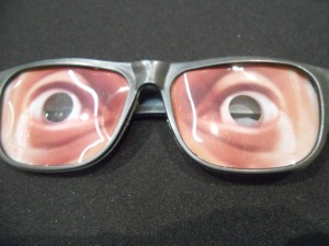 Crazy glasses from Janet Soda