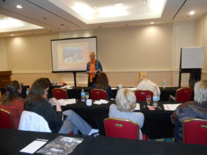 Judy Kay Mausolf speaking at PDTA